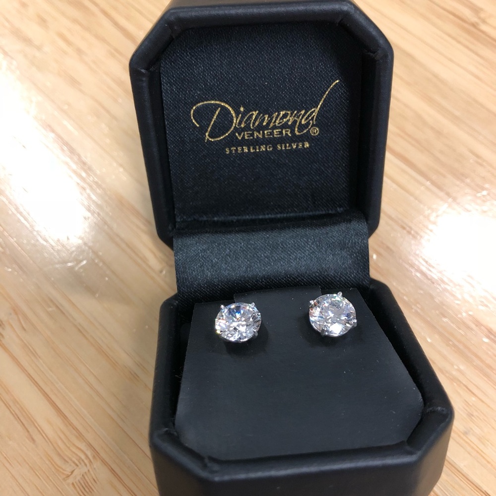 Diamond Veneer Earrings